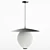 Cloud Orb Pendant Lamp 3D model small image 2