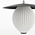 Cloud Orb Pendant Lamp 3D model small image 3