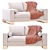 Modern Terra Sofa - Sandon 3D model small image 1