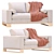 Modern Terra Sofa - Sandon 3D model small image 2