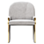 Brass & Upholstered Art Deco Lounge Chairs 3D model small image 2