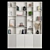 Modular Bookcase 09 - High-Quality Render-Ready Furniture 3D model small image 1