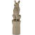  Majestic Wolf Garden Sculpture 3D model small image 2