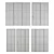 Elegant Glass Doors in Multiple Sizes 3D model small image 6
