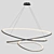 Elegant LED Chandelier: The Perfect Lighting Accent 3D model small image 1