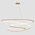 Elegant LED Chandelier: The Perfect Lighting Accent 3D model small image 2