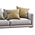 Sleek Poliform Bristol 2 Sofa 3D model small image 7