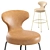 B&B Italia Papilio Leather High Stool 3D model small image 3