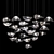 Elegant Terzani Manta Chandelier 3D model small image 3