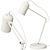 Tolft Beige Desk Lamp - Stylish Work Lighting 3D model small image 1