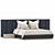 Fendi Casa Delano Bed: Luxury and Elegance 3D model small image 2