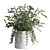 Concrete Vase Bouquet 08 3D model small image 1