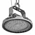 Modern Pendant Light, 4000K LED, Black 3D model small image 3