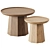 Scandinavian Pine Coffee Tables 3D model small image 1