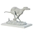 Elegant Art Deco Greyhound Whippet Statue 3D model small image 5