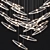 Elegant Night Cascade Chandelier 3D model small image 2