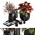 Elegance in Bloom: Decorative Bouquet Set 3D model small image 1