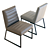 C&B Channel Dining Chair: Sleek Design, Premium Quality 3D model small image 4