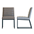 C&B Channel Dining Chair: Sleek Design, Premium Quality 3D model small image 6