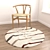 Round Rugs Set: 6 Variants 3D model small image 4