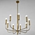 Elegant Bronze Chandelier: Dantone Home Marcus 3D model small image 3