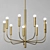 Elegant Bronze Chandelier: Dantone Home Marcus 3D model small image 4