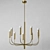 Elegant Bronze Chandelier: Dantone Home Marcus 3D model small image 5