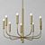 Elegant Bronze Chandelier: Dantone Home Marcus 3D model small image 7
