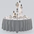 Elegant Candlestick Set 3D model small image 4