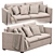 Delavega Romo Sofa: Modern Elegance in your Living Room 3D model small image 3