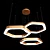 TULIA II Modern Chandelier: Sleek and sophisticated 3D model small image 2