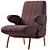 Modern Armchair: Stylish Comfort for Any Space 3D model small image 3