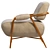 Modern Armchair for Contemporary Spaces 3D model small image 4