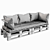 EcoPallet Sofa 3D model small image 4