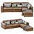 Modern Poliform Dune Sectional Sofa 3D model small image 4