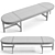 Contemporary Baxter Passepartout Bench 3D model small image 4