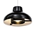 Elegant Black Pendant Light 3D model small image 1
