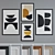 Modern Minimalist Picture Frame Set 3D model small image 1