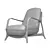 Italian Soft Chair: Elegant Comfort 3D model small image 3