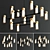 Elegant OSMAN Chandeliers by Tooy 3D model small image 1