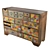 Paradise Oak Sideboard: Stylish Storage Solution 3D model small image 3