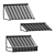 Sleek Metal Awnings 3D model small image 1