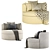 Stylish Ava Armchair: Comfort & Elegance 3D model small image 4