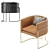 Luxurious Leather Armchair with Julius Design 3D model small image 5