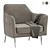 Sophisticated LUCE Armchair: Sleek Design & Remarkable Comfort 3D model small image 2