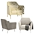 Sophisticated LUCE Armchair: Sleek Design & Remarkable Comfort 3D model small image 4