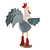 Charming Rooster Interior Toy 3D model small image 4