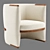 Giorgetti Opus Designer Armchair 3D model small image 1