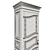 Solid Wood Wardrobe | Classic Design 3D model small image 6