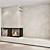 Impressive Fireplace Wall Set 3D model small image 11